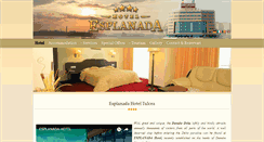 Desktop Screenshot of hotelesplanada.ro