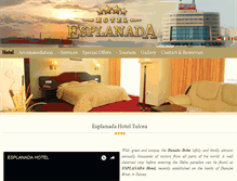 Tablet Screenshot of hotelesplanada.ro